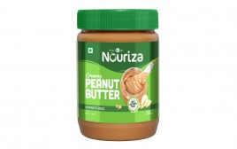 Nouriza Creamy Peanut Butter, Unsweetened  Plastic Jar  500 grams